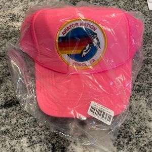 NWT Aviator Nation pink trucker hat